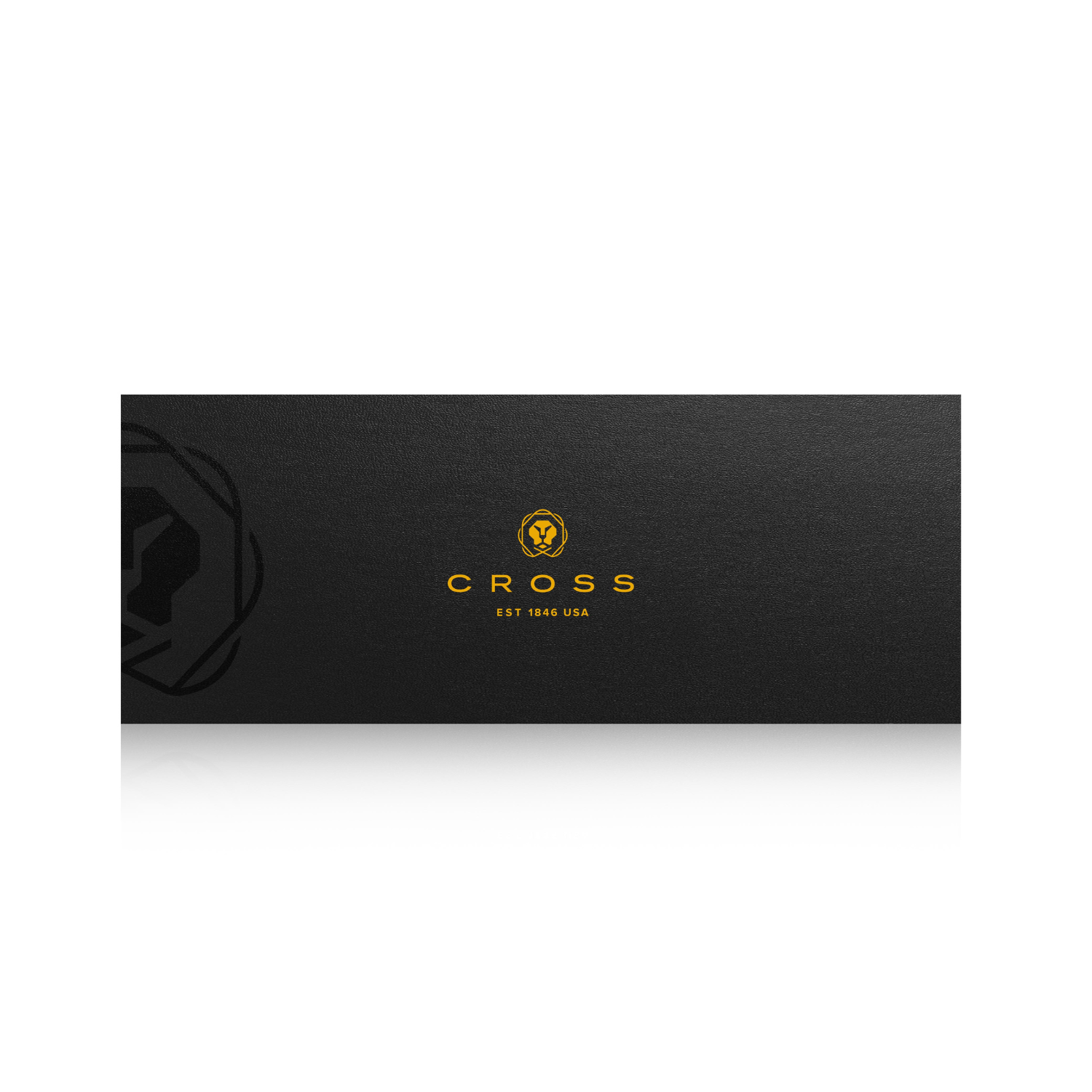 Estuche de cuero para dos bolígrafos