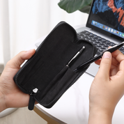 Estuche de cuero para dos bolígrafos Cross