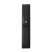 Estuche magnético de cuero negro para un bolígrafo Cross