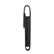 Estuche magnético de cuero negro para un bolígrafo Cross