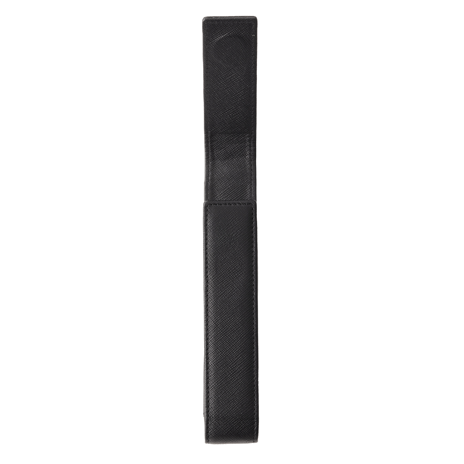 Estuche magnético de cuero negro para un bolígrafo Cross