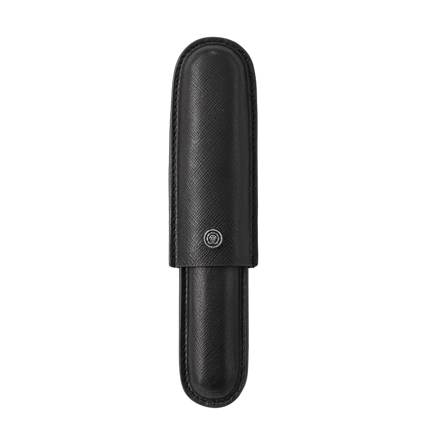 Estuche clásico de cuero negro para un bolígrafo Cross