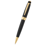 Bolígrafo Bailey Negro con PVD de Oro