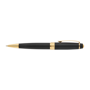 Bolígrafo Bailey Negro con PVD de Oro