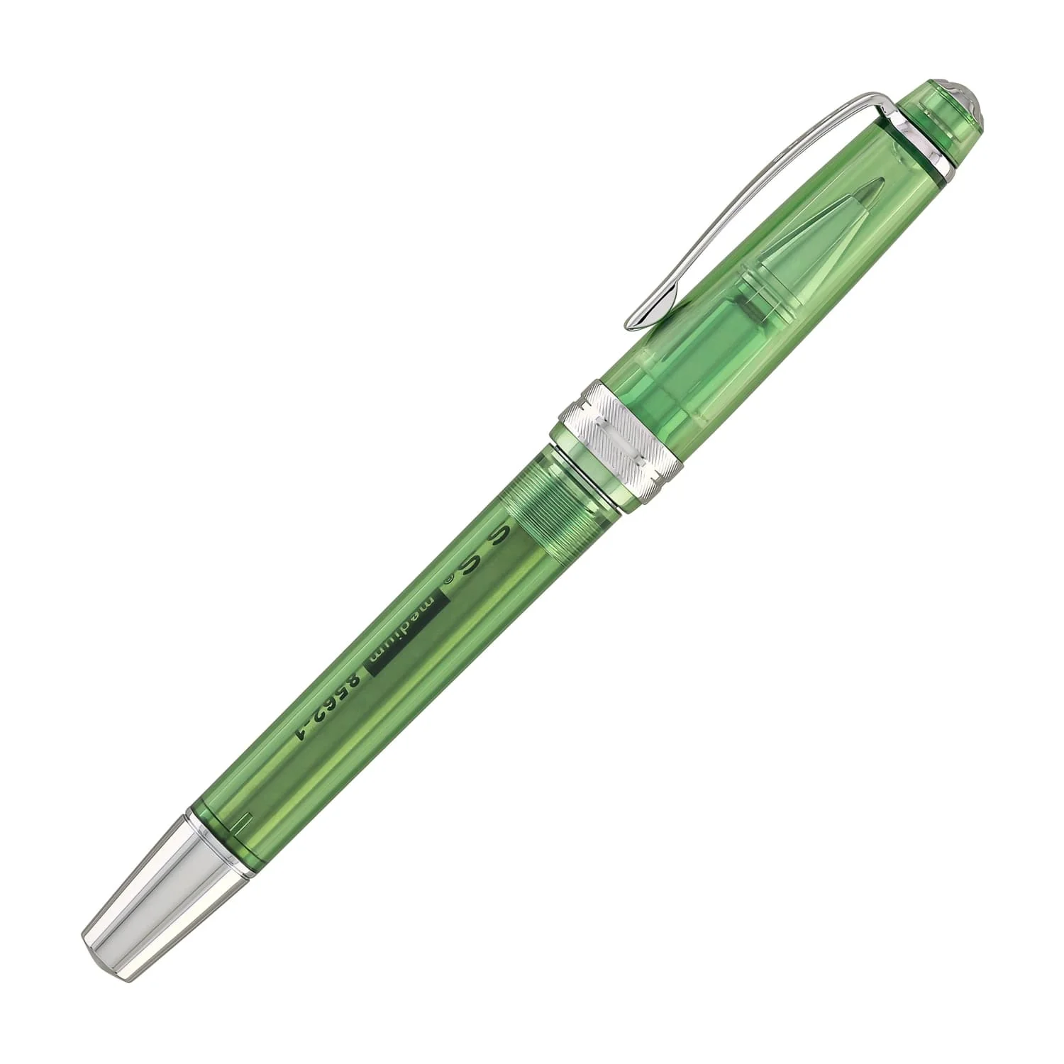 Bolígrafo de resina transparente Bailey Light