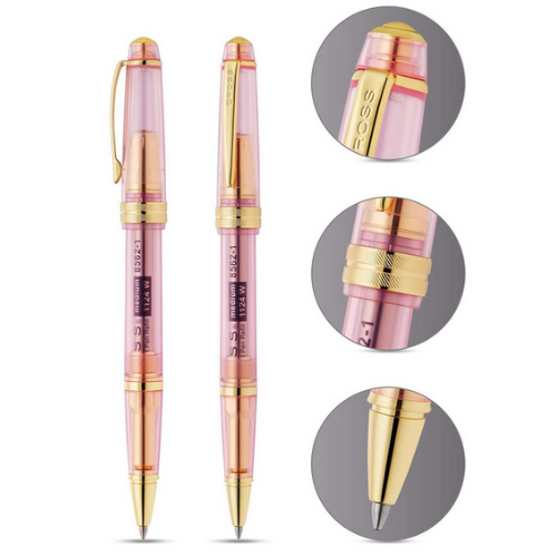 Bolígrafo de resina transparente Bailey Light Cross