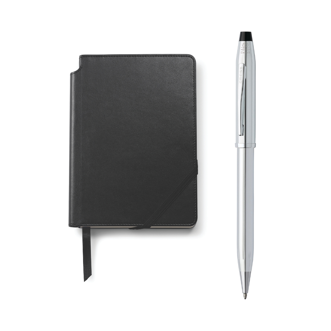SET Classic Century® Chrome Bolígrafo + Libreta